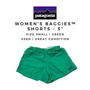Patagonia Women's Baggies™ Shorts - 5" | Size Small | Green